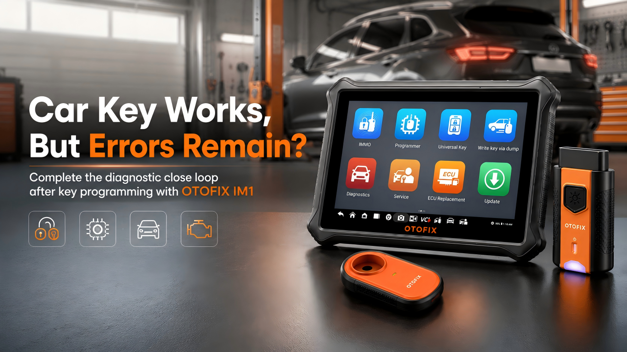 Car Key Works, but the Car Still Shows Errors? The Diagnostic Close Loop You Should Complete After Key Programming